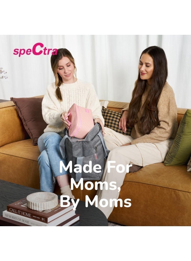 Spectra S2 Plus Hospital Grade Double Electric Breast Pump - Quiet, Medical-Grade with Massage Mode & Closed System (BPA Free) - Image 4